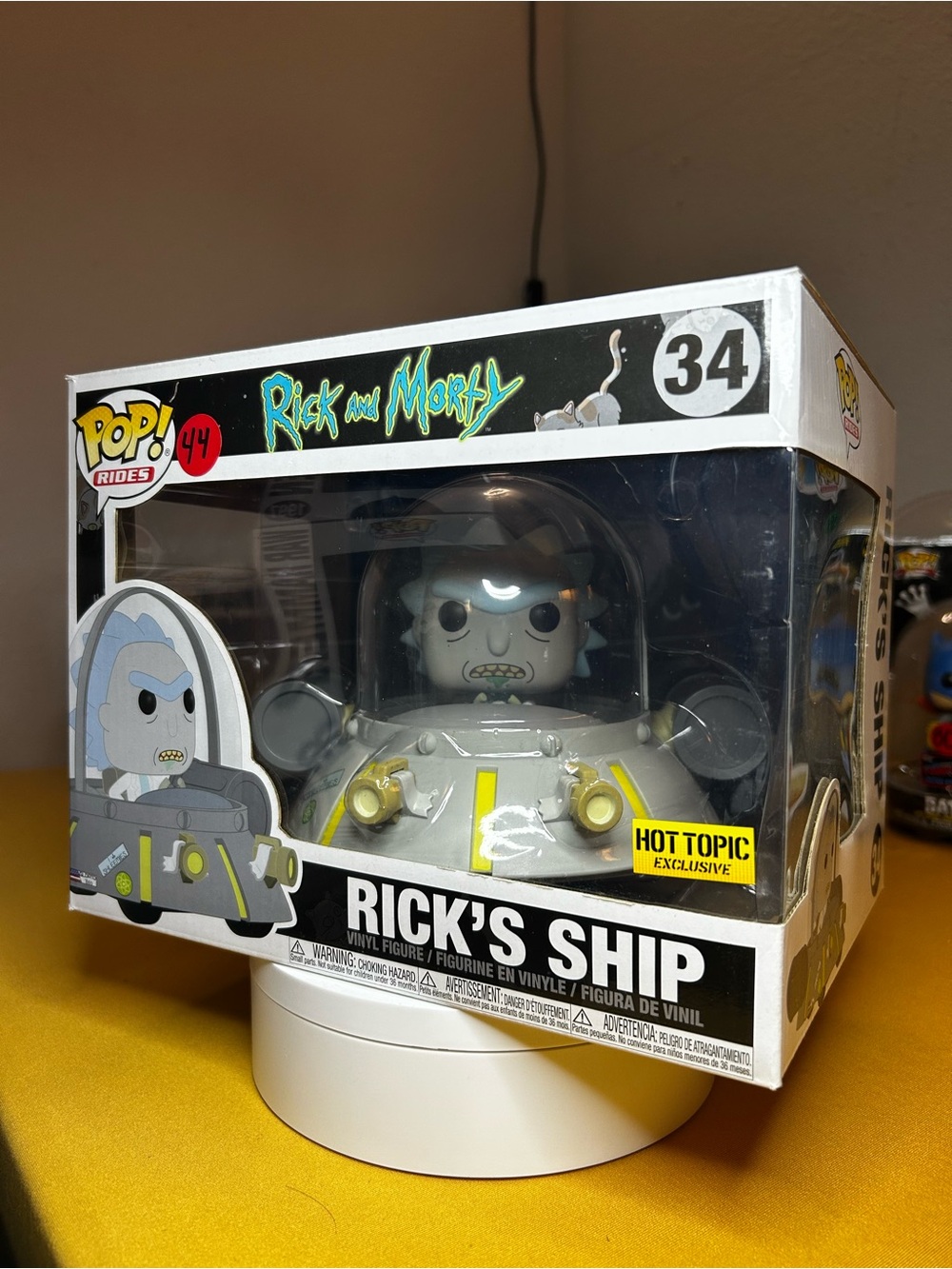 POP! Rides•Rick’s Ship #34•Hot Topic Exclusive•2017 - Picture 1 of 7